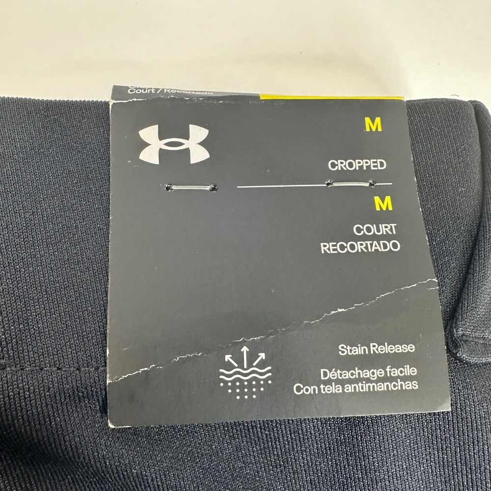 Under Armour Womens Black Utility Softball Pants Cropped Loose Fit 1375665 M NEW - Picture 13 of 13